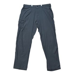 UB Tech Cargo Pants Mens 36x32 Gray Flat Front Stretch Straight Leg Union Bay